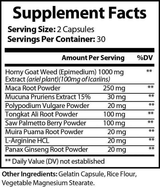 Male Enhancement Supplement Capsules Men’s Health