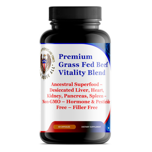 Premium Grass Fed Beef Vitality Blend