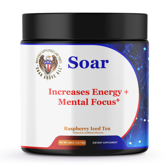 Soar - Increases Energy + Mental Focus - Raspberry Iced Tea